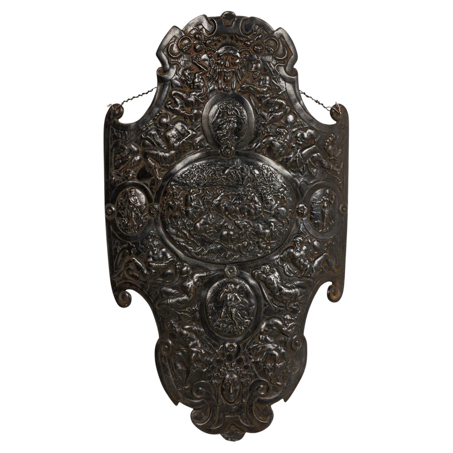 Italian Renaissance Style Iron Breastplate Armor Plaque