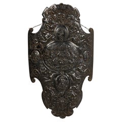Italian Renaissance Style Iron Breastplate Armor Plaque