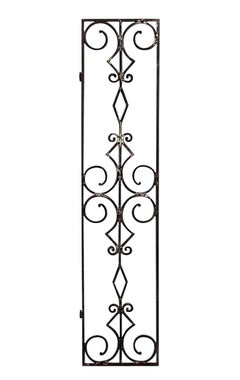 Italian Renaissance Style Narrow Iron Gates