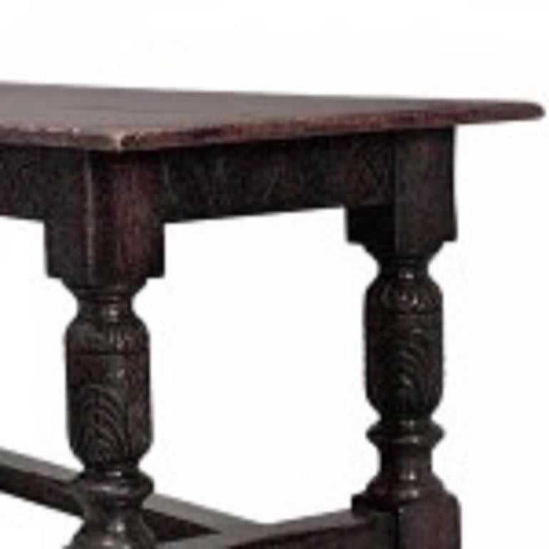 19th Century Italian Renaissance Style Oak Refectory Table For Sale
