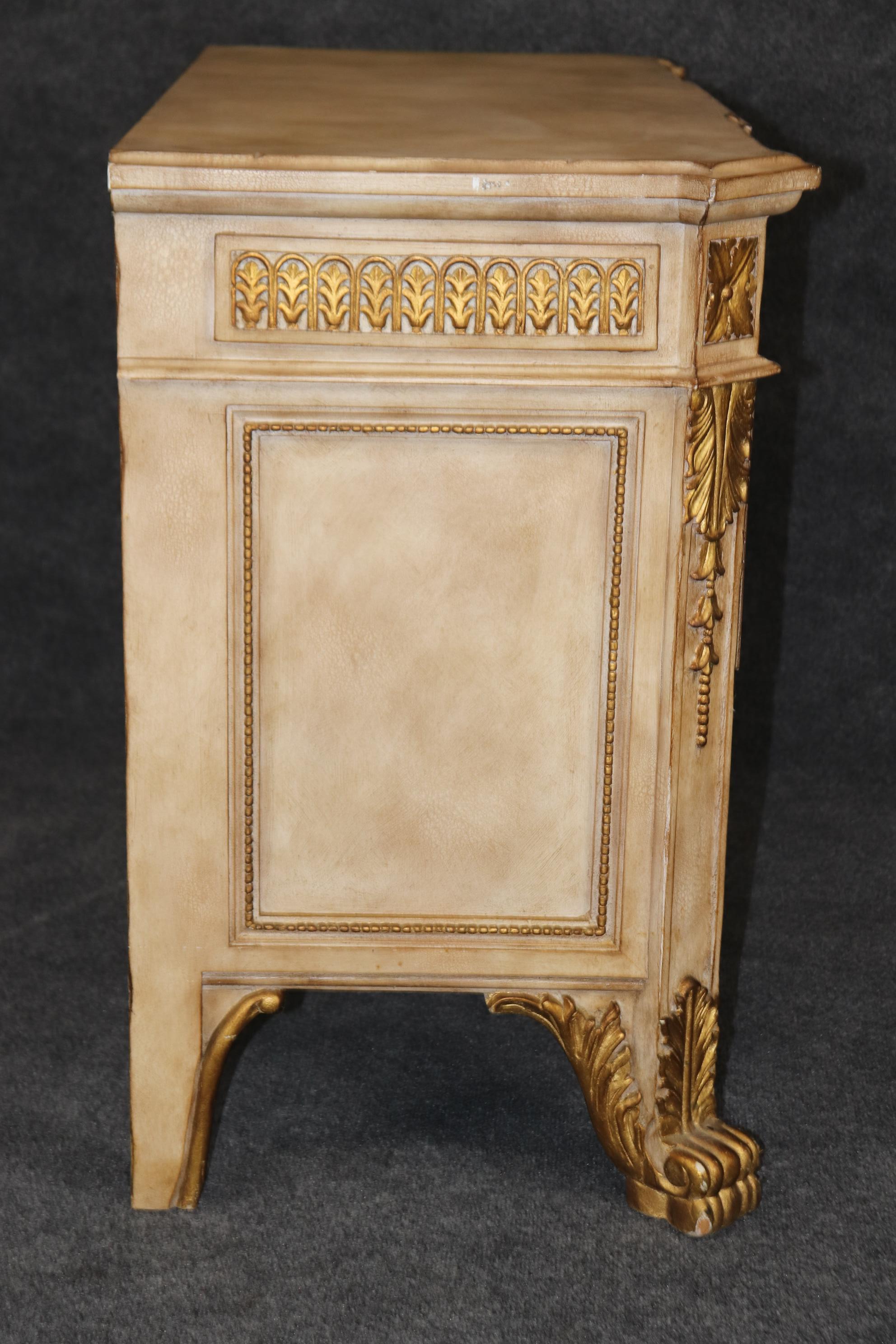 Unknown Italian Renaissance Style Paint Decorated and Gilt Commode  For Sale