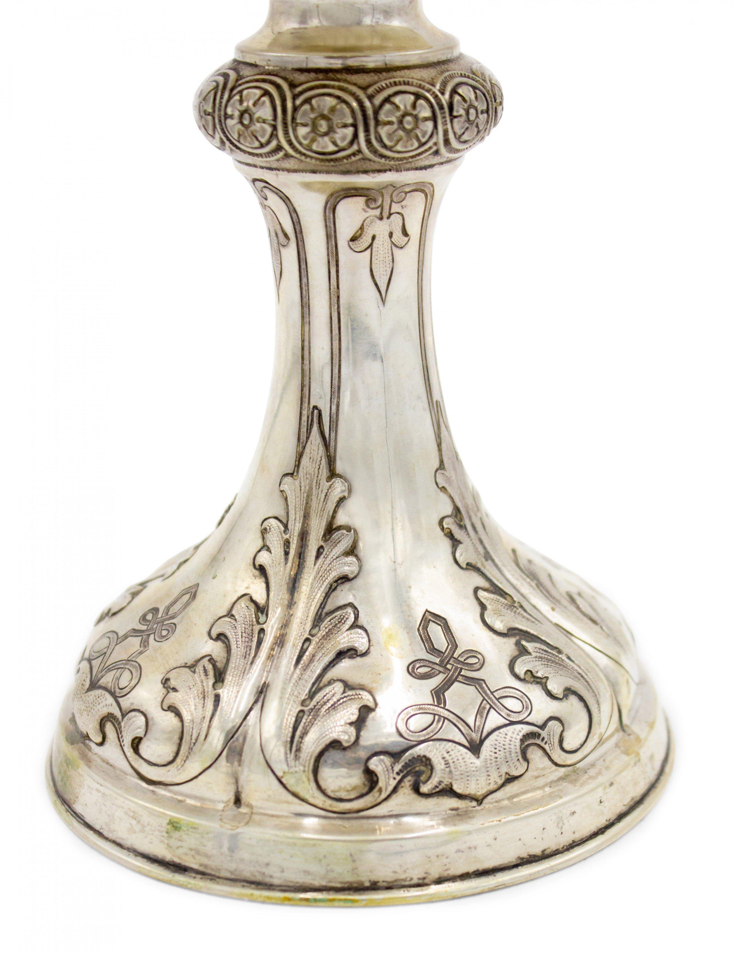 Italian Renaissance Style Silver Chalice For Sale 1