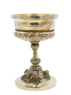 Italian Renaissance Style Silver Plate Chalice