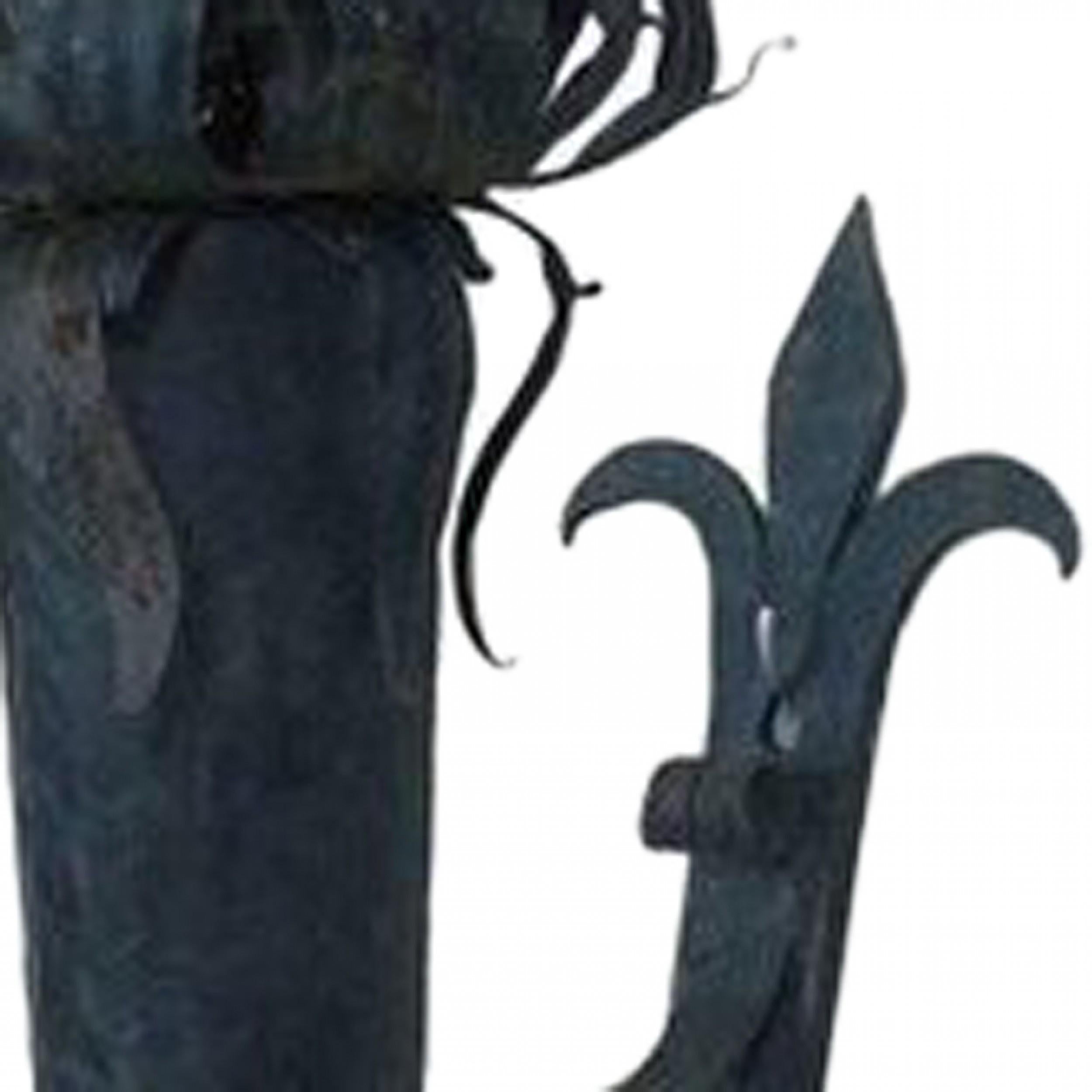 XIXe siècle Applique torche en fer forgé de style Renaissance italienne en vente
