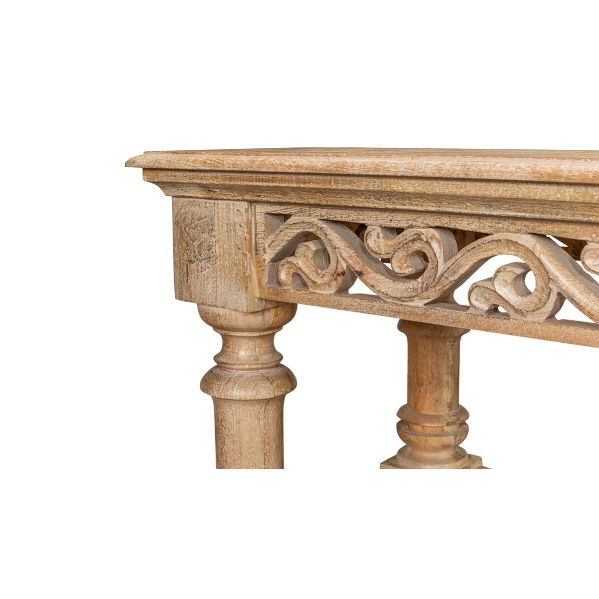 Italian Renaissance Three-Tier Console Table In New Condition For Sale In Westwood, NJ