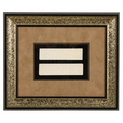 Italian Renaissance Wall Plaque With a Two White Plaques