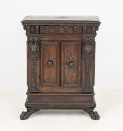 Italian Renaissance Walnut Cabinet, 17th C.