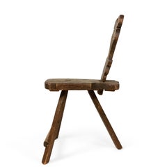 Italian Renaissance Walnut Sgabelli Stools