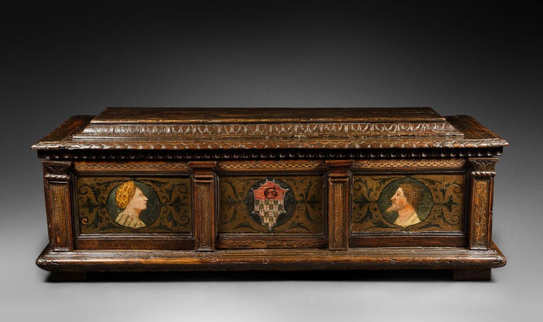 Italian Renaissance Wedding Cassone For Sale at 1stDibs