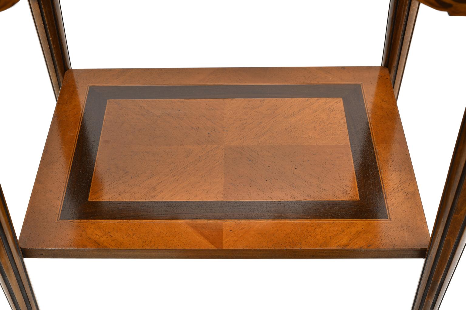 Italian Reproduction Side Table with Marquetry and Inlays by Baggio 6