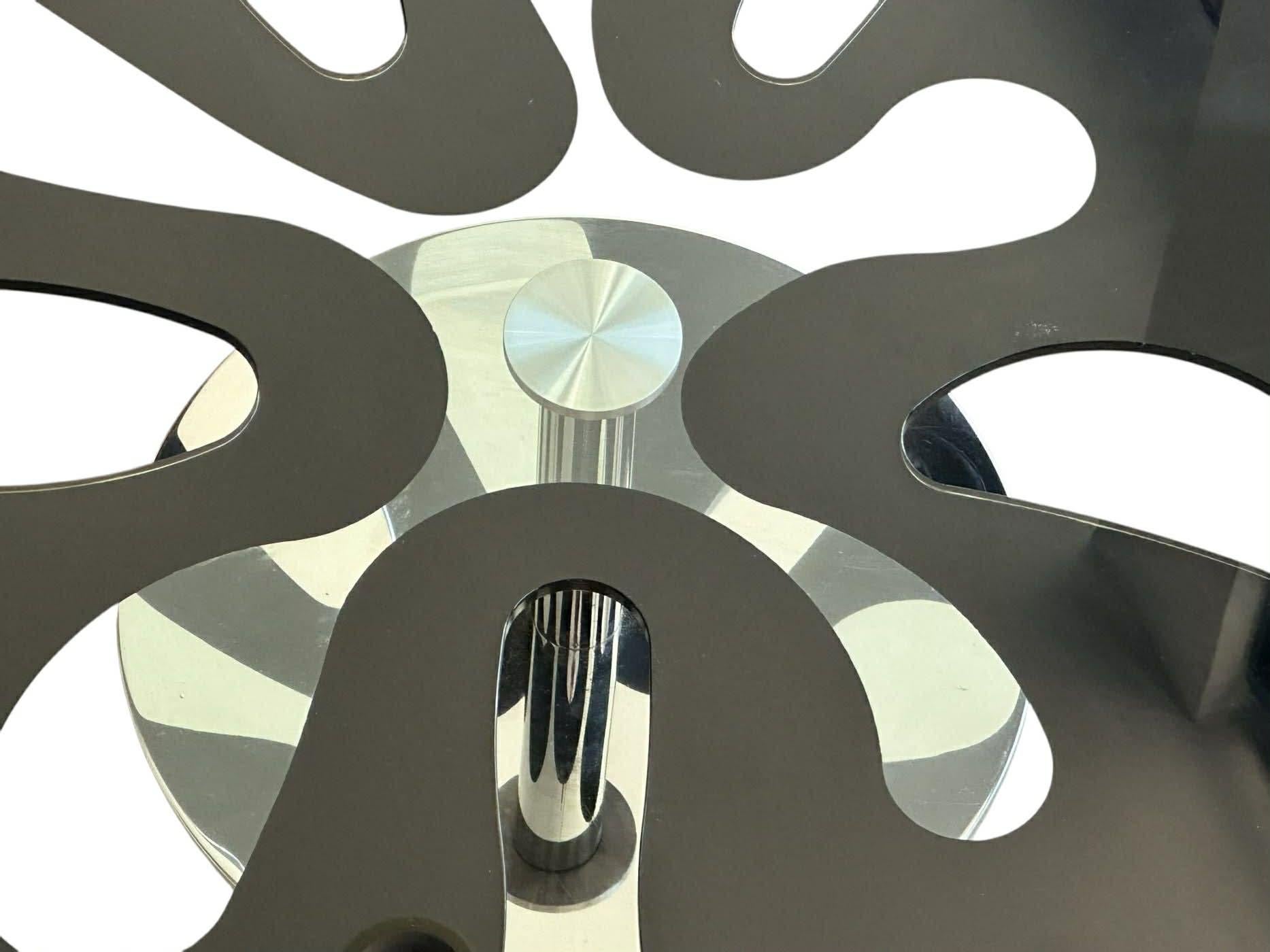 Italiano Italian Revolving abstract table by Cattelan in vendita