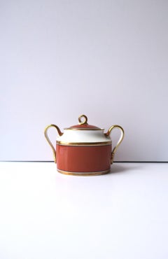 Italian Richard Ginori Contessa Porcelain Sugar Bowl