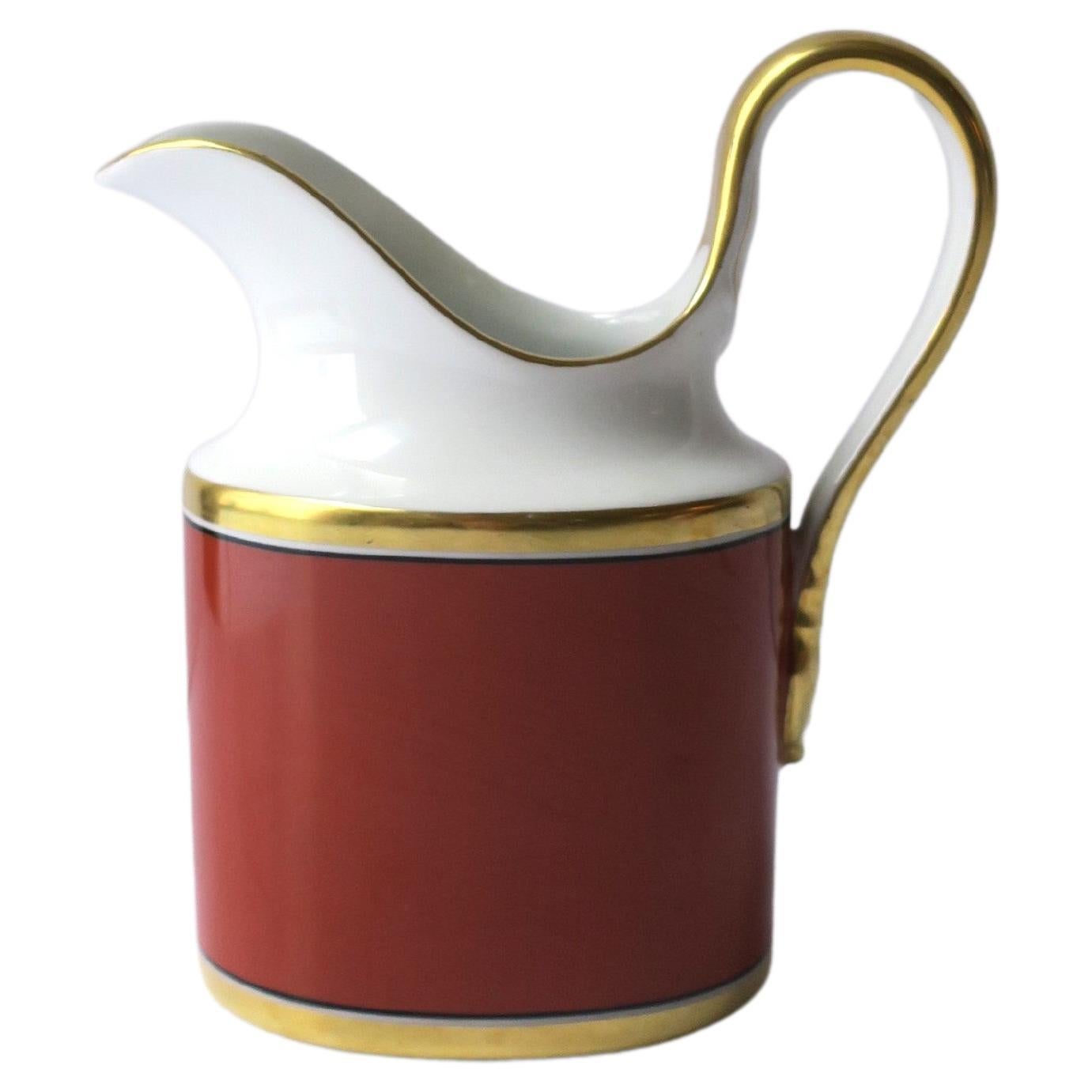 Italian Richard Ginori Contessa Milk Creamer Pitcher, Late 20th c For Sale