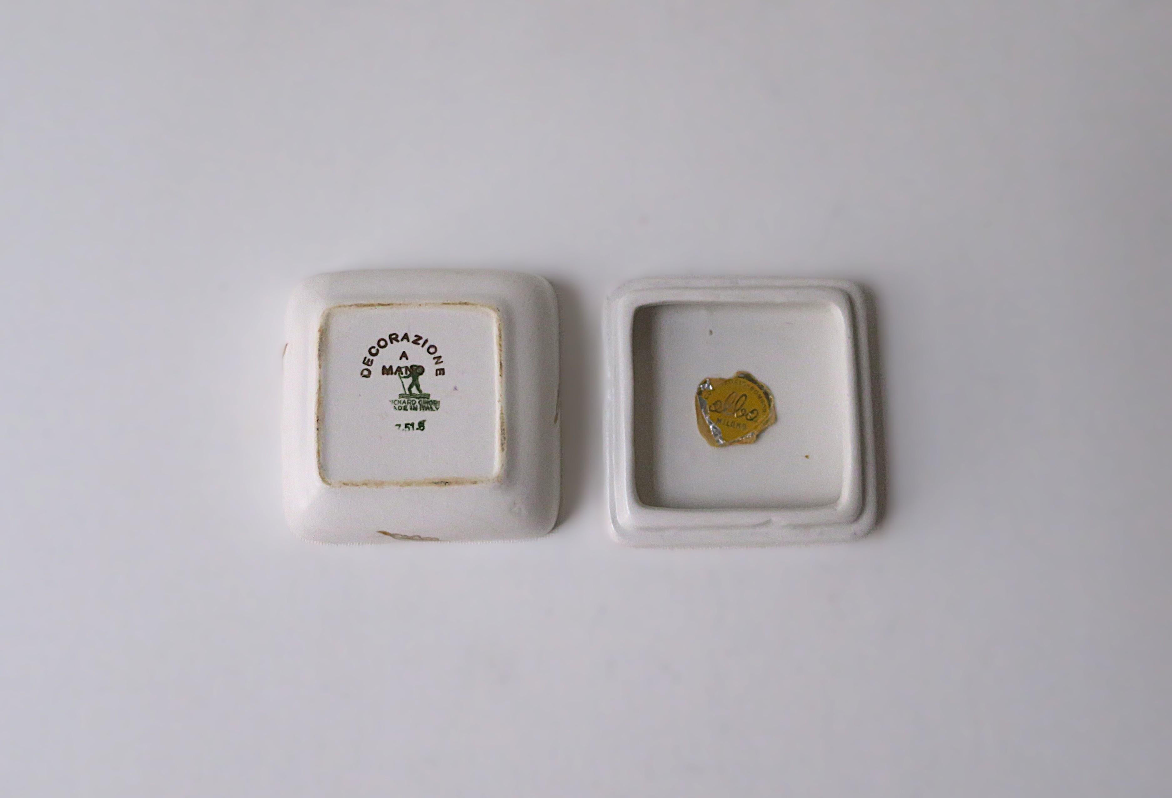 Italian Richard Ginori Jewelry Box Milano For Sale 9
