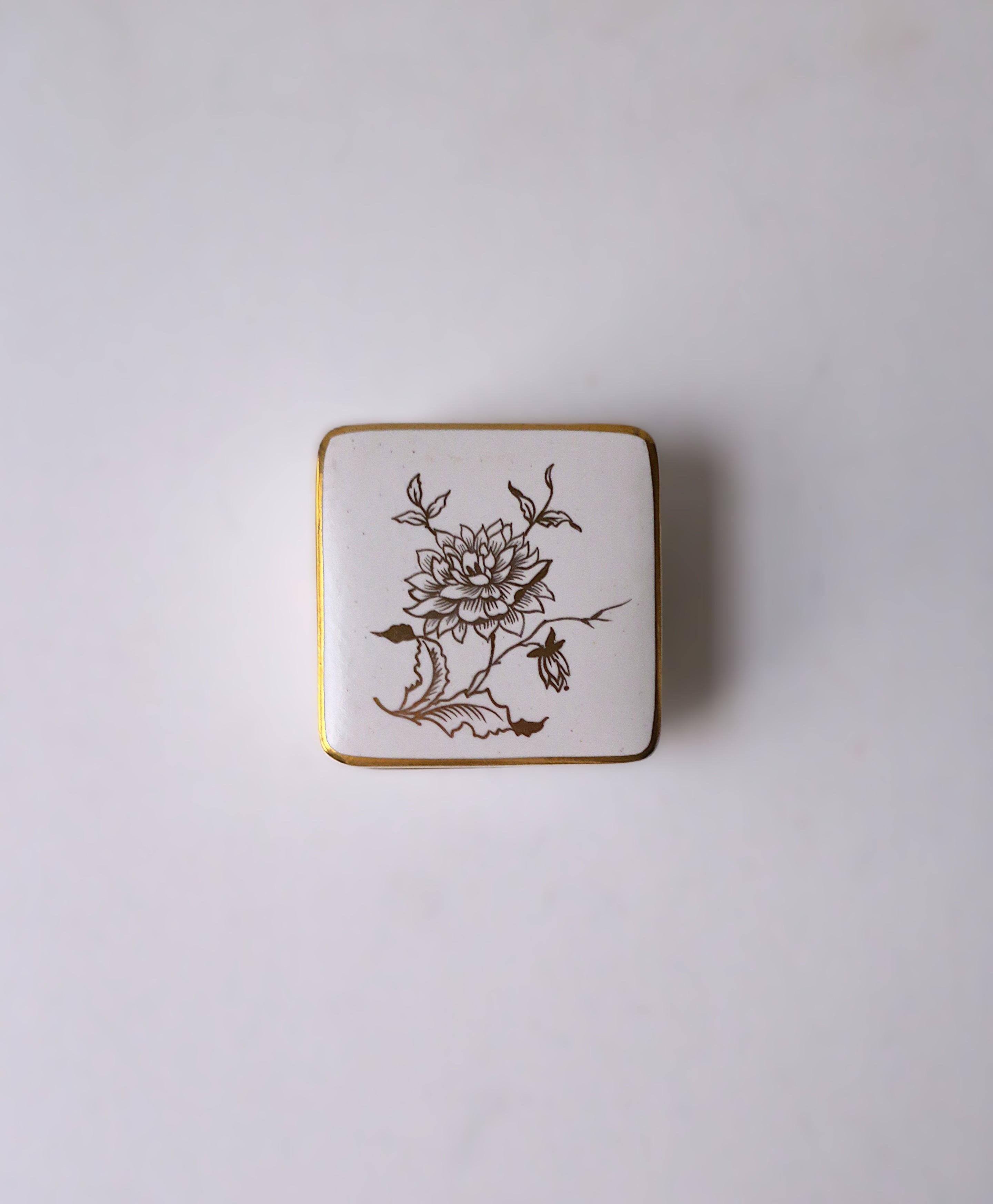 Modern Italian Richard Ginori Jewelry Box Milano For Sale