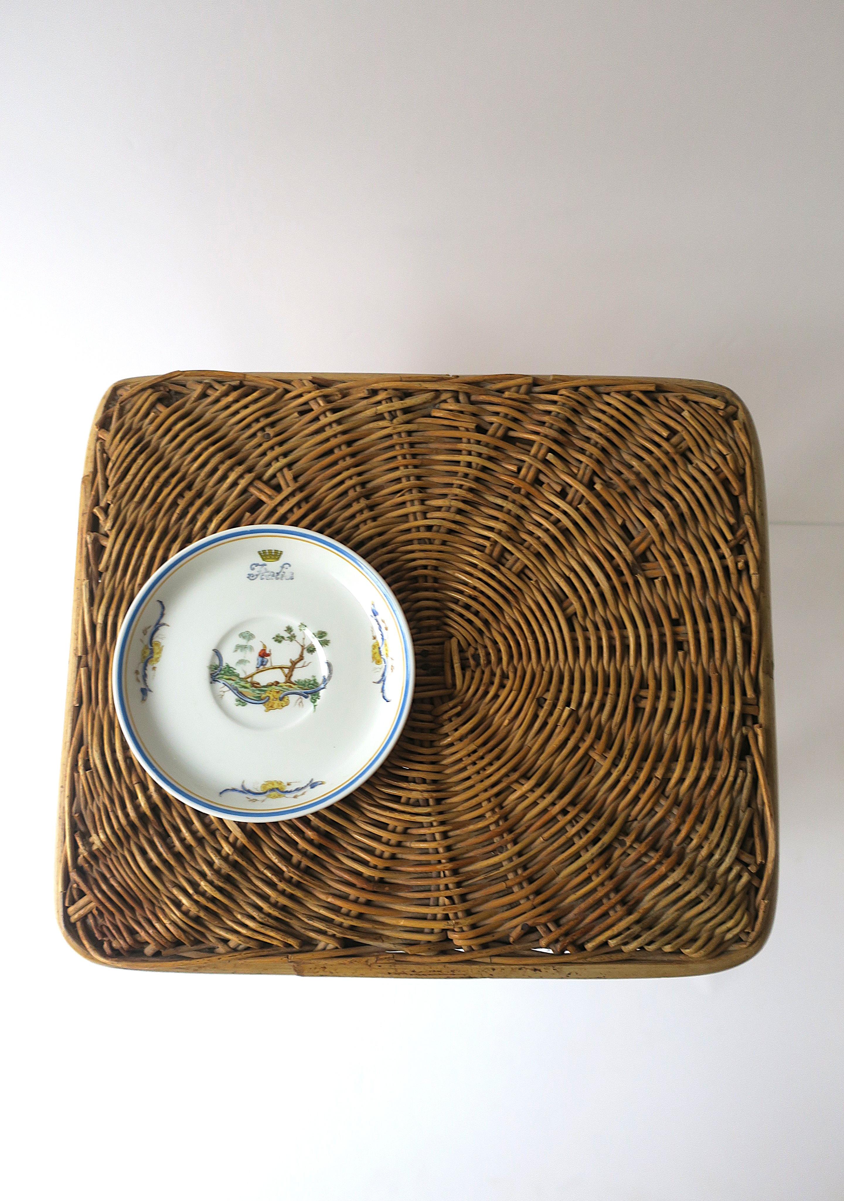 Porcelaine Plat en porcelaine italien Richard Ginori Chinoiserie Italia en vente