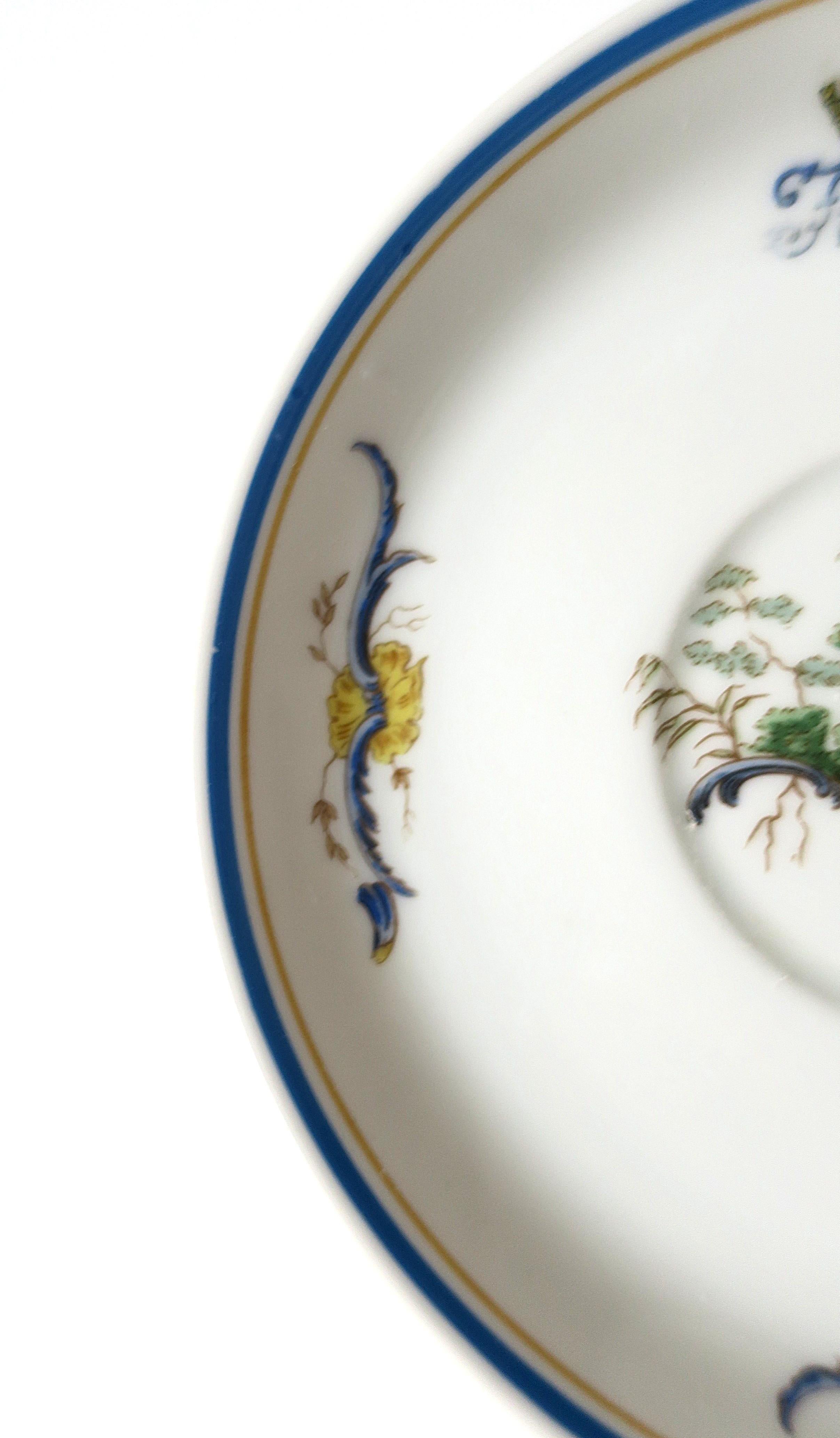 Piatto in porcellana Richard Ginori Chinoiserie Italia in vendita 1