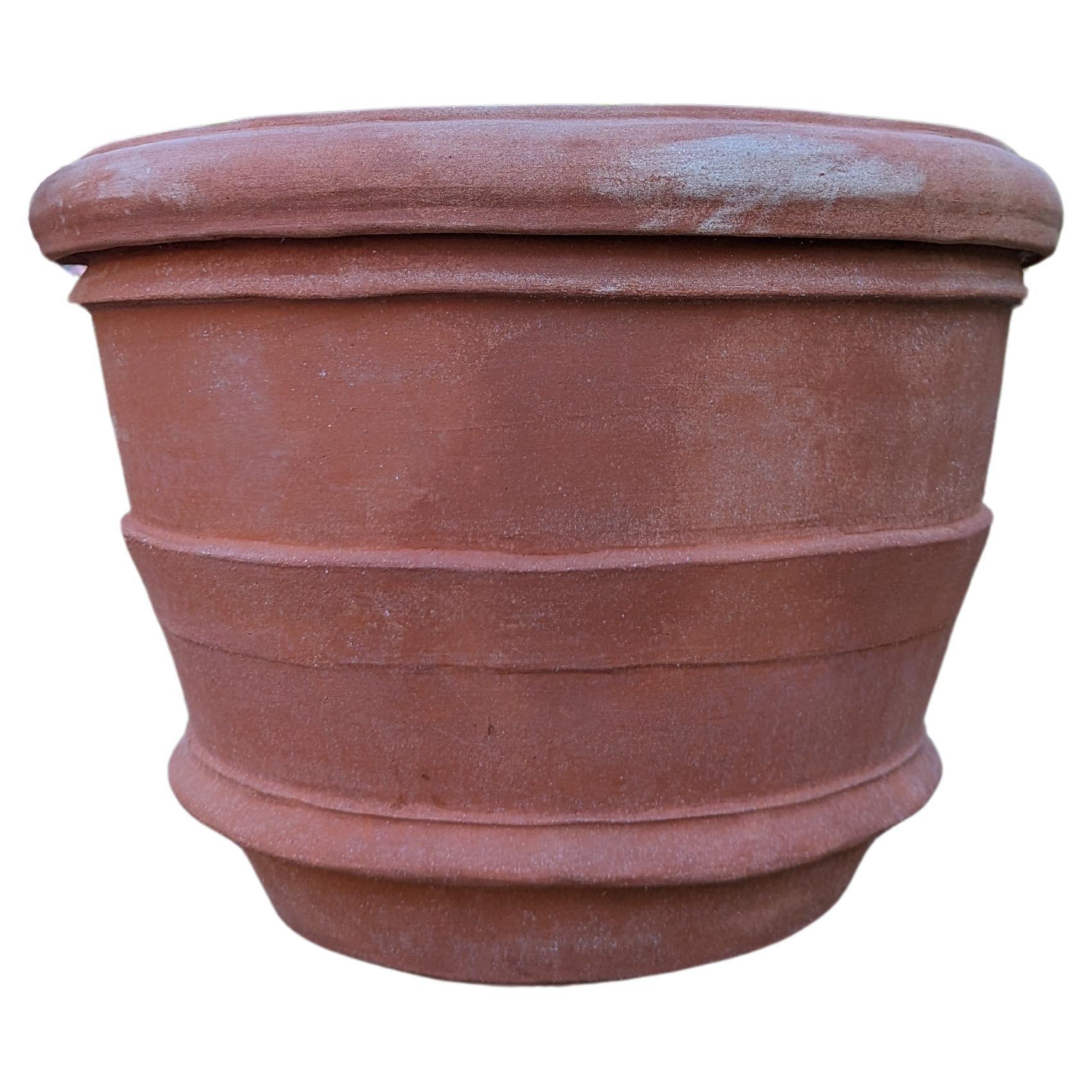 Italian "Robusto" Impruneta Terracotta Pot (55cm) For Sale