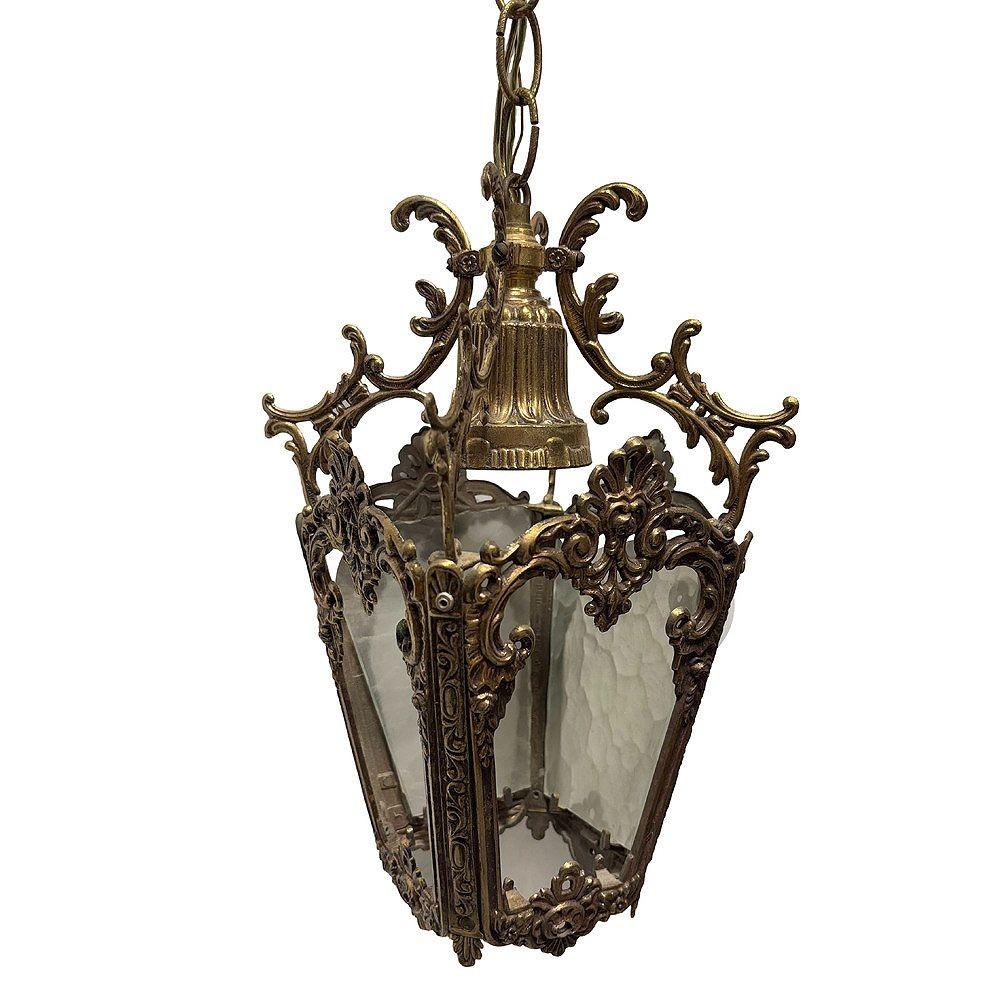 Lámpara colgante de latón estilo rococó italiano Rococó en venta