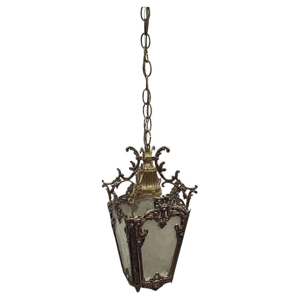 Lámpara colgante de latón estilo rococó italiano en venta