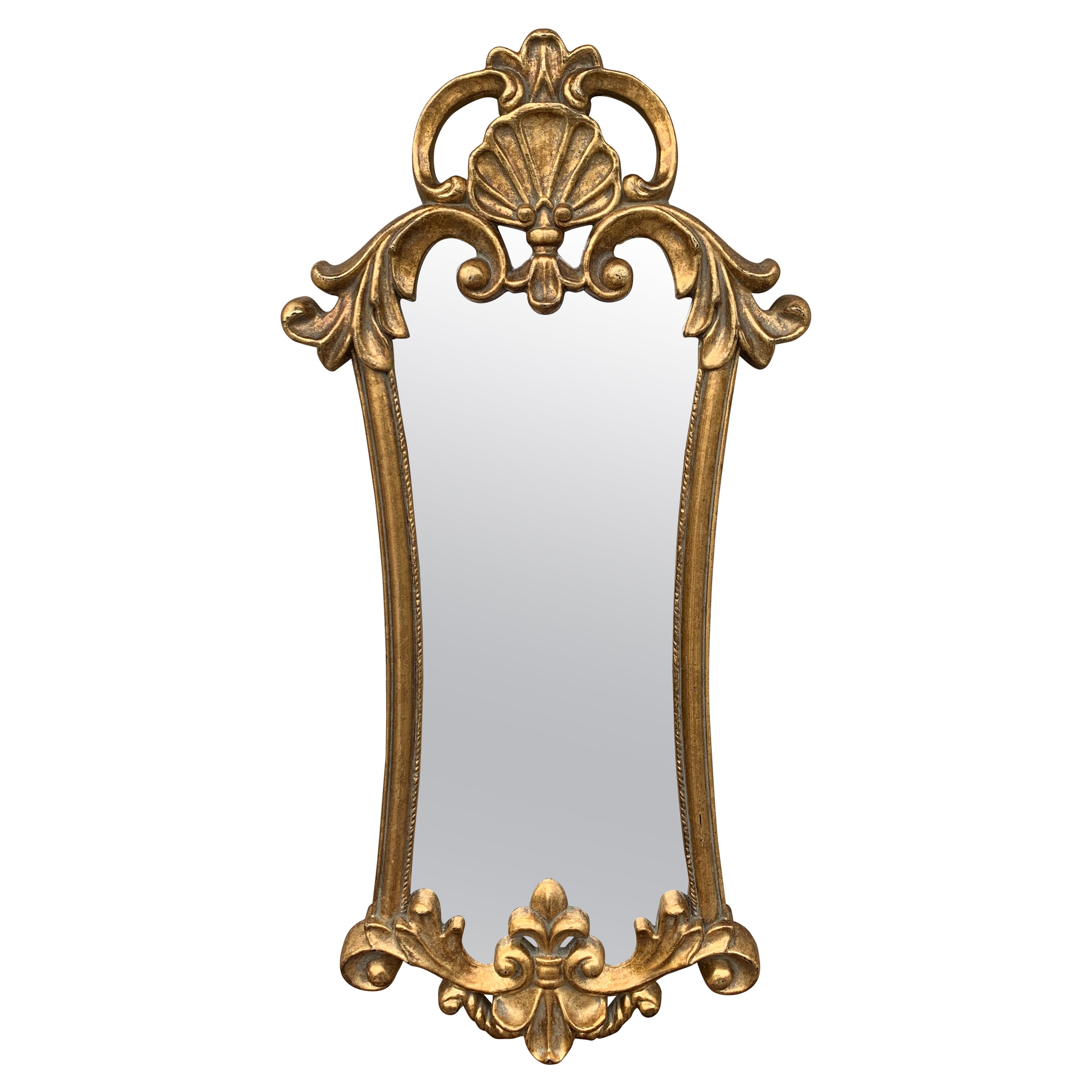 Italian Rococo Baroque Gold Wall Mirror
