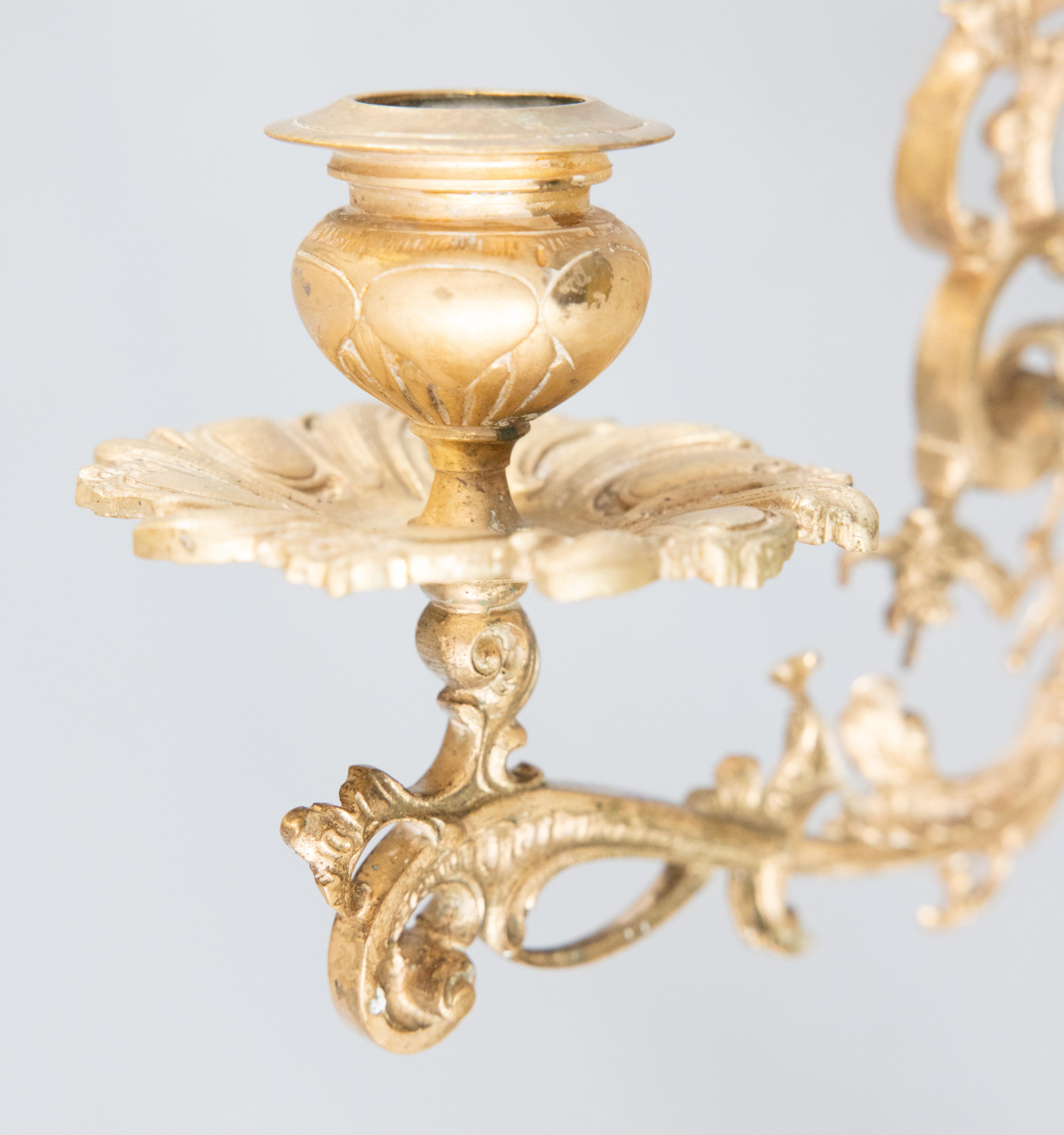 Italian Rococo Candle Sconces, A Pair For Sale 3