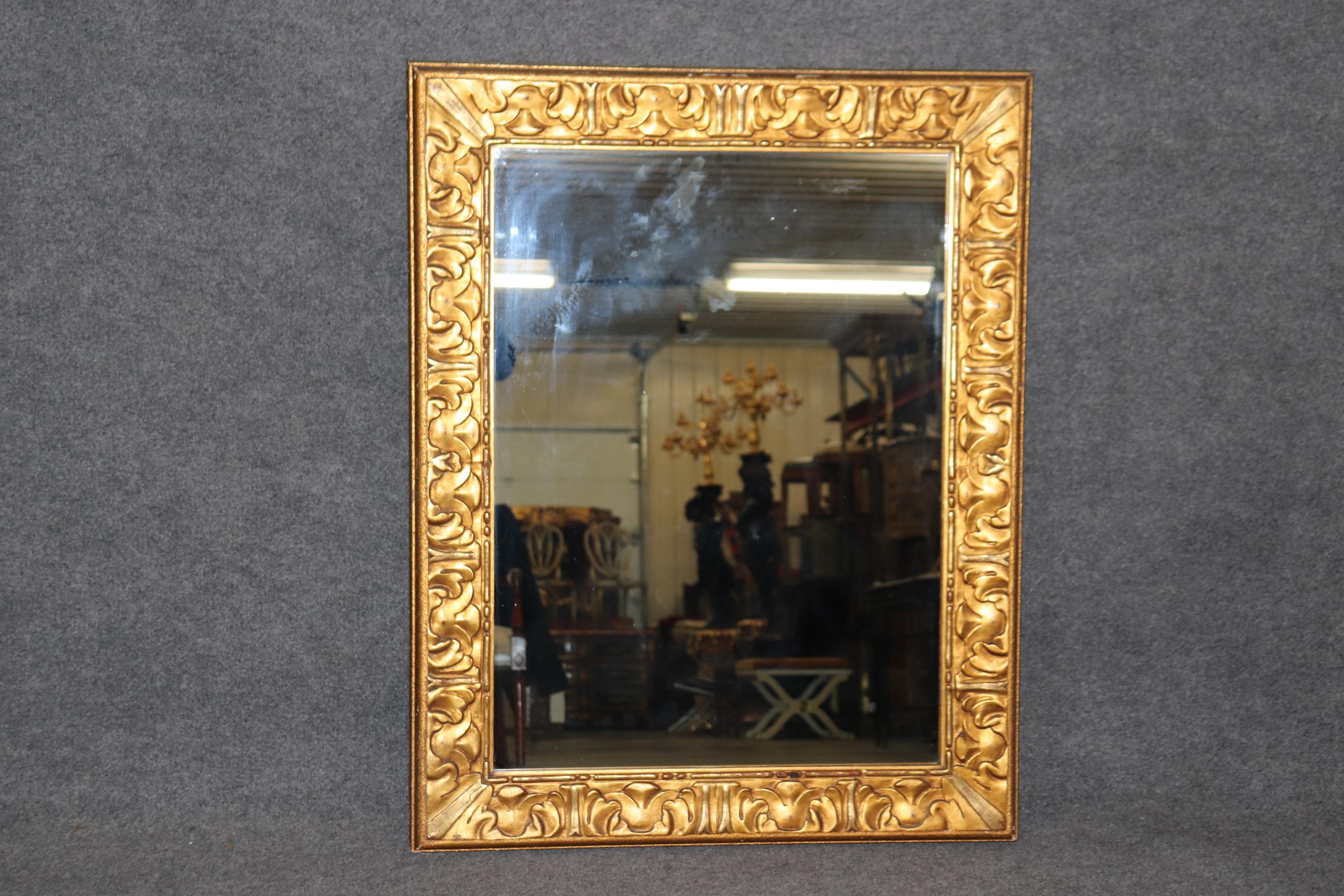 Dimensions- H:45 1/4in W: 36in D: 2 1/4in

This antique French Regency style carved distressed painted wall hanging mirror is made of the highest quality and is perfect for you and your home! This mirror is perfect to be used as a hallway mirror,