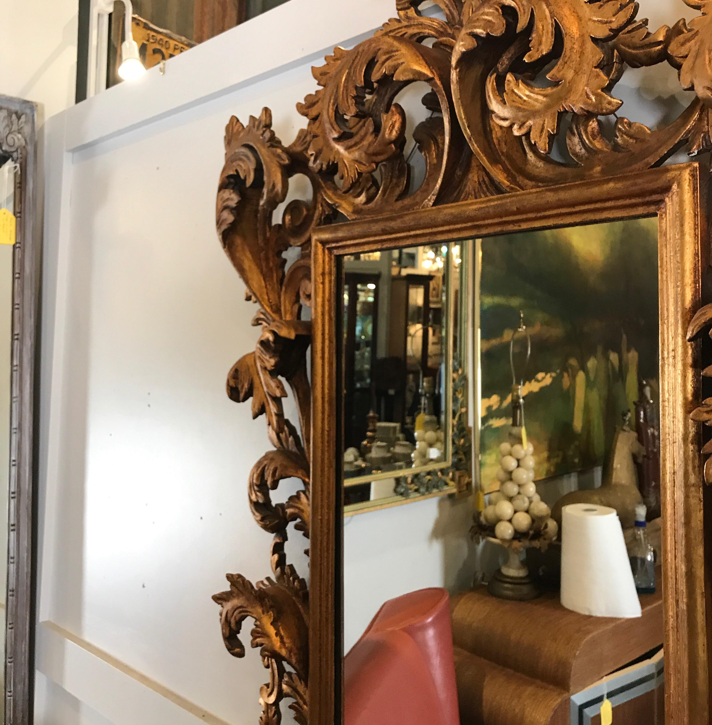 Italian Rococo Giltwood Mirror 3