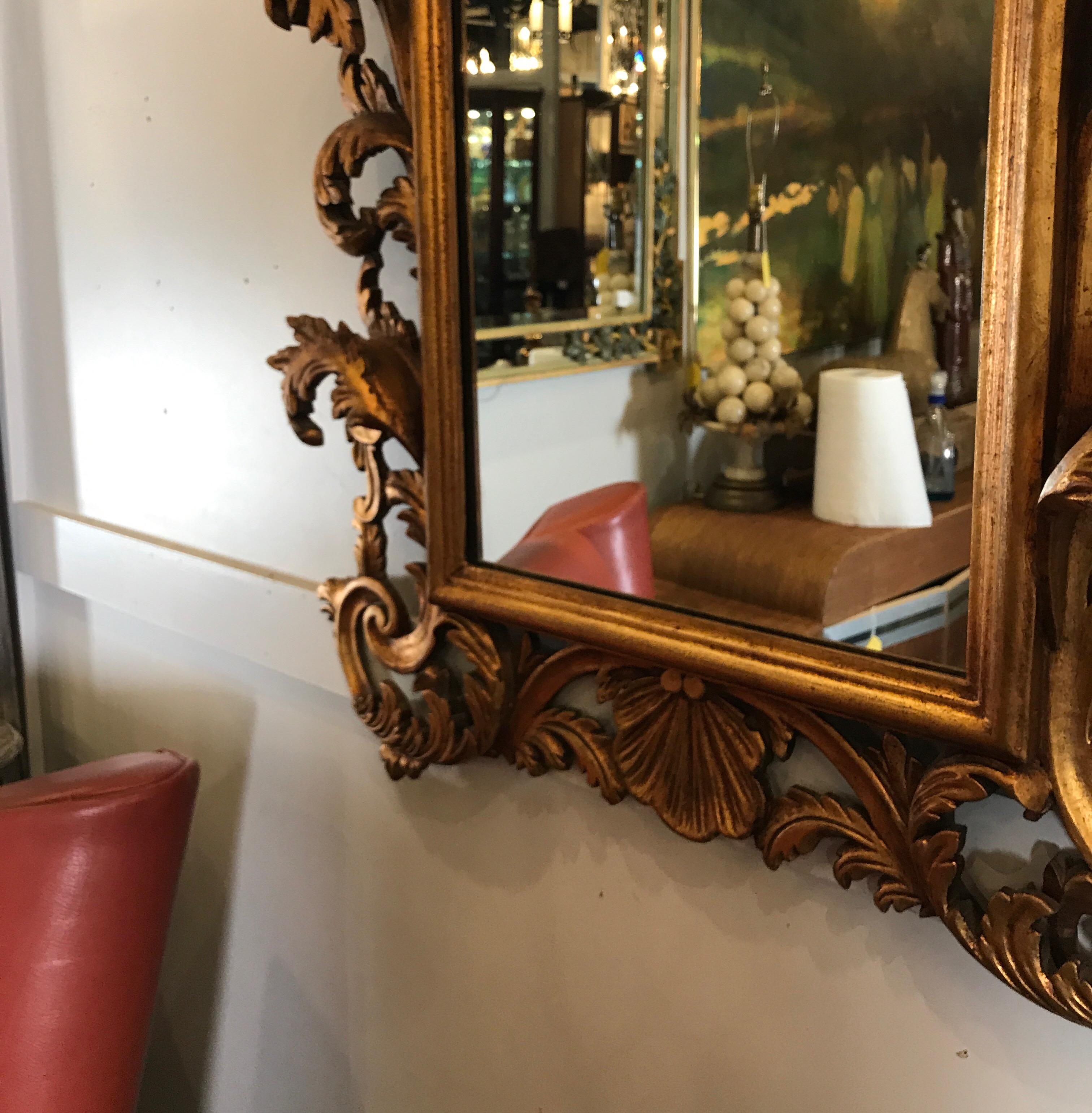 Italian Rococo Giltwood Mirror 4