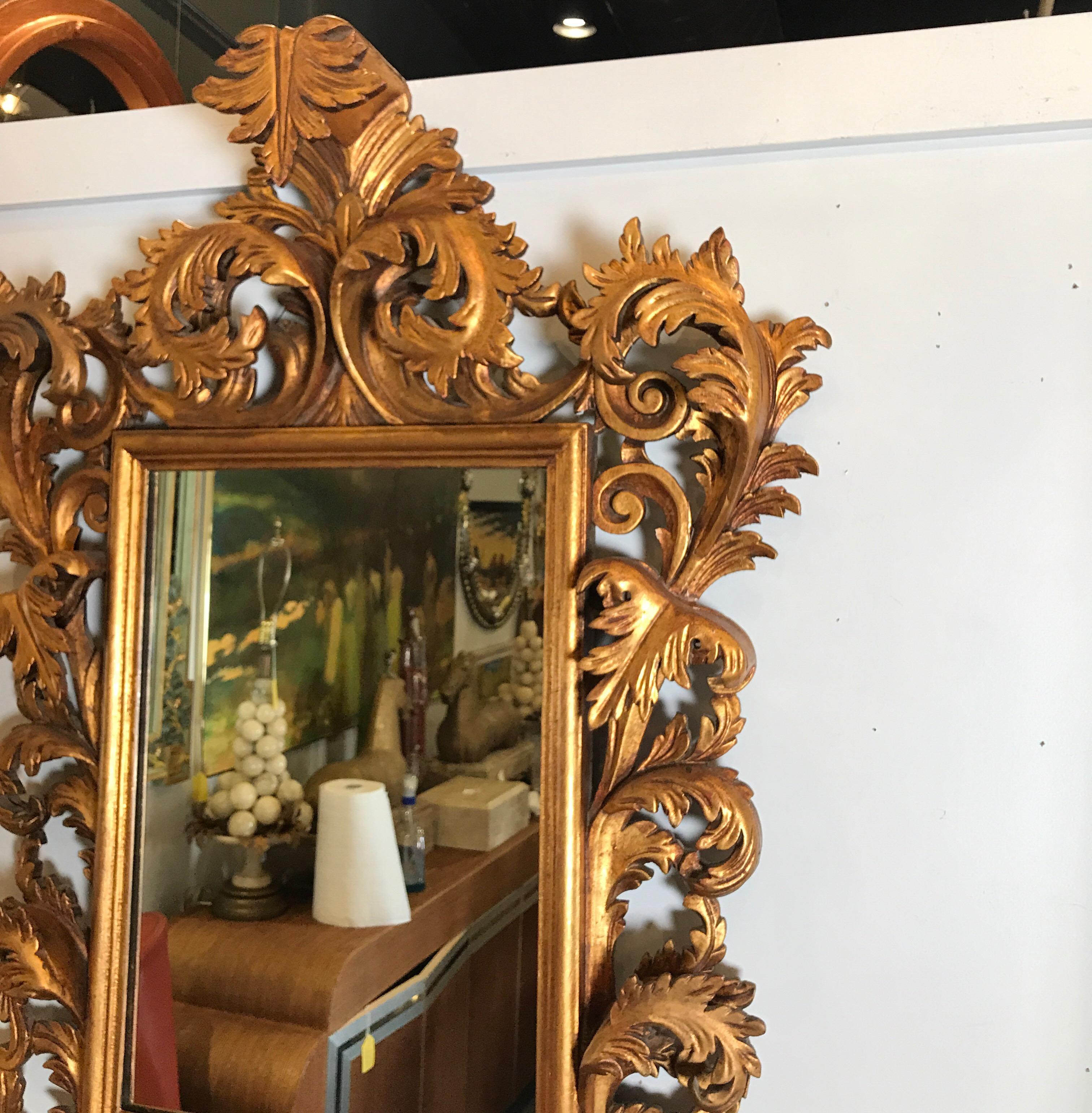 Italian Rococo Giltwood Mirror 5