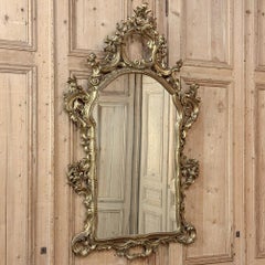 Italian Rococo Giltwood Wall Mirror
