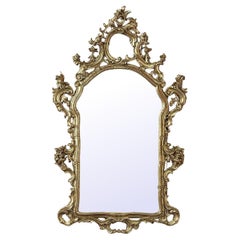 Italian Rococo Giltwood Wall Mirror