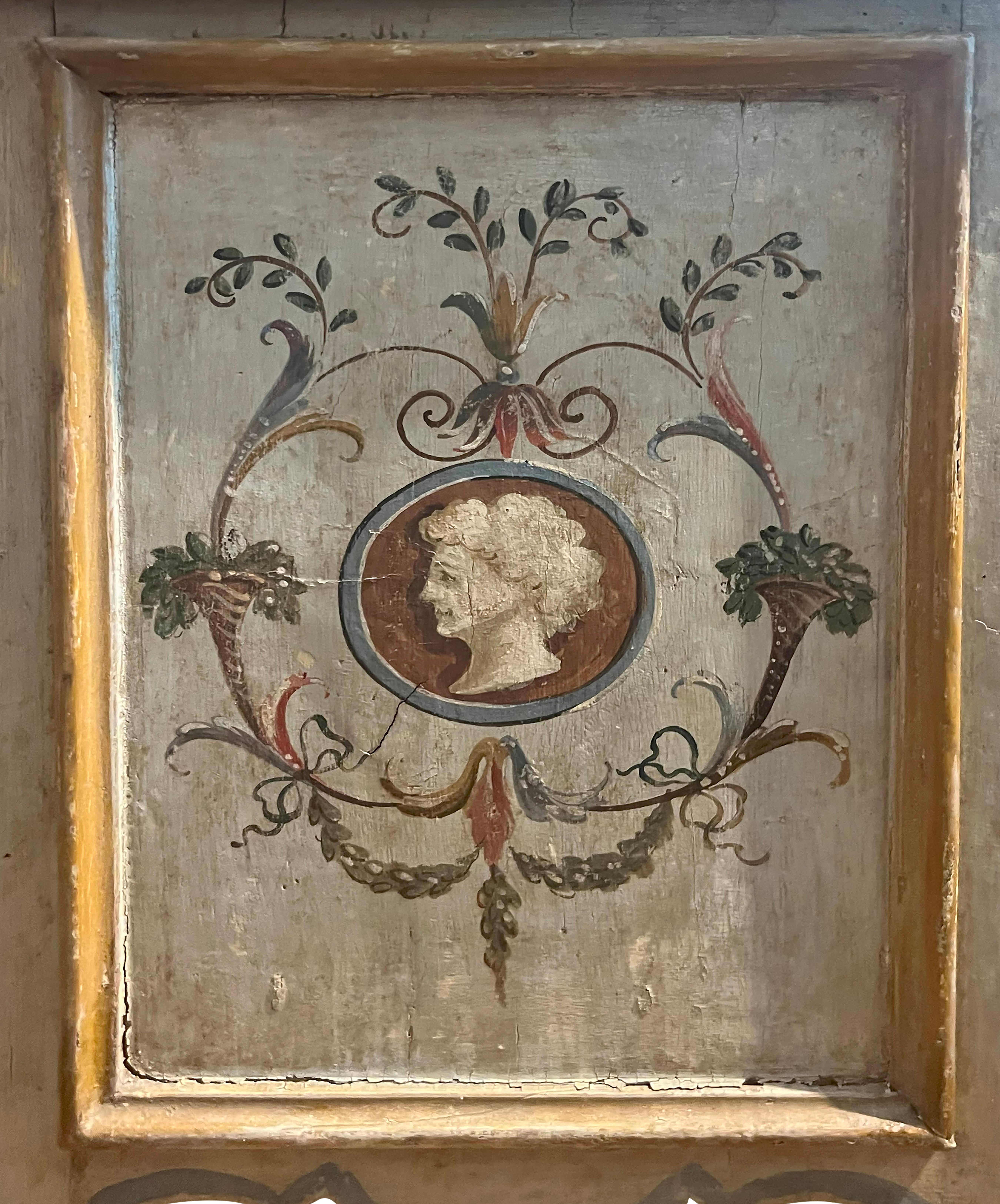 Italian Rococo Painted Comodini For Sale 10