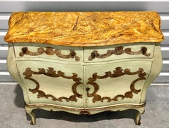 Italian Rococo Revival Painted Commode