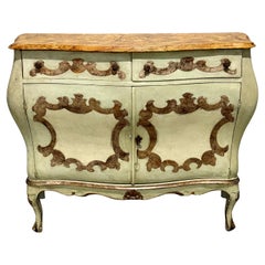 Italian Rococo Revival Painted Commode
