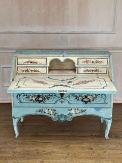 Italian Rococo Revival Writing Desk, Late 19th Century