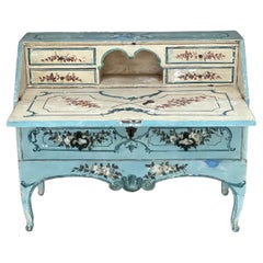 Italian Rococo Revival Writing Desk, Late 19th Century