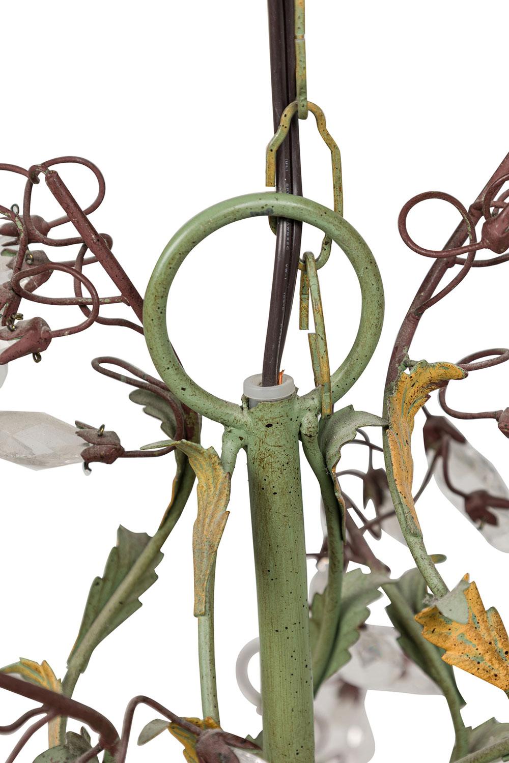 Italian Rococo Style 10 Arm Chandelier in vendita 1