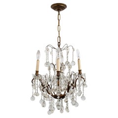 Italian Rococo Style Four Light Chandelier