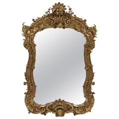 Italian Rococo Style Gilt Mirror