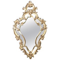Italian Rococo Style Giltwood Mirror