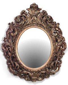Italian Rococo Style Giltwood Wall Mirror