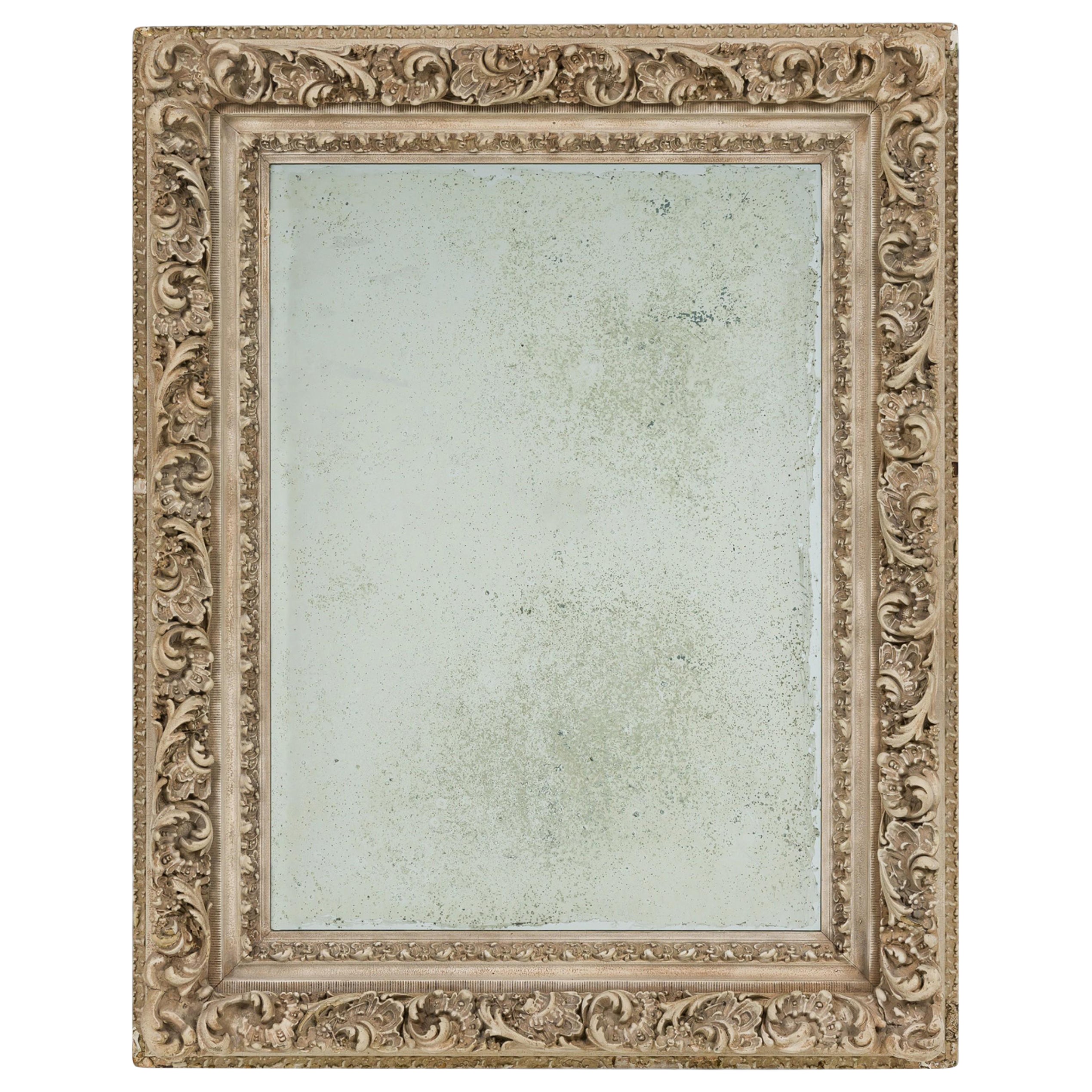 Italian Rococo Style Ornate Wall Mirror For Sale