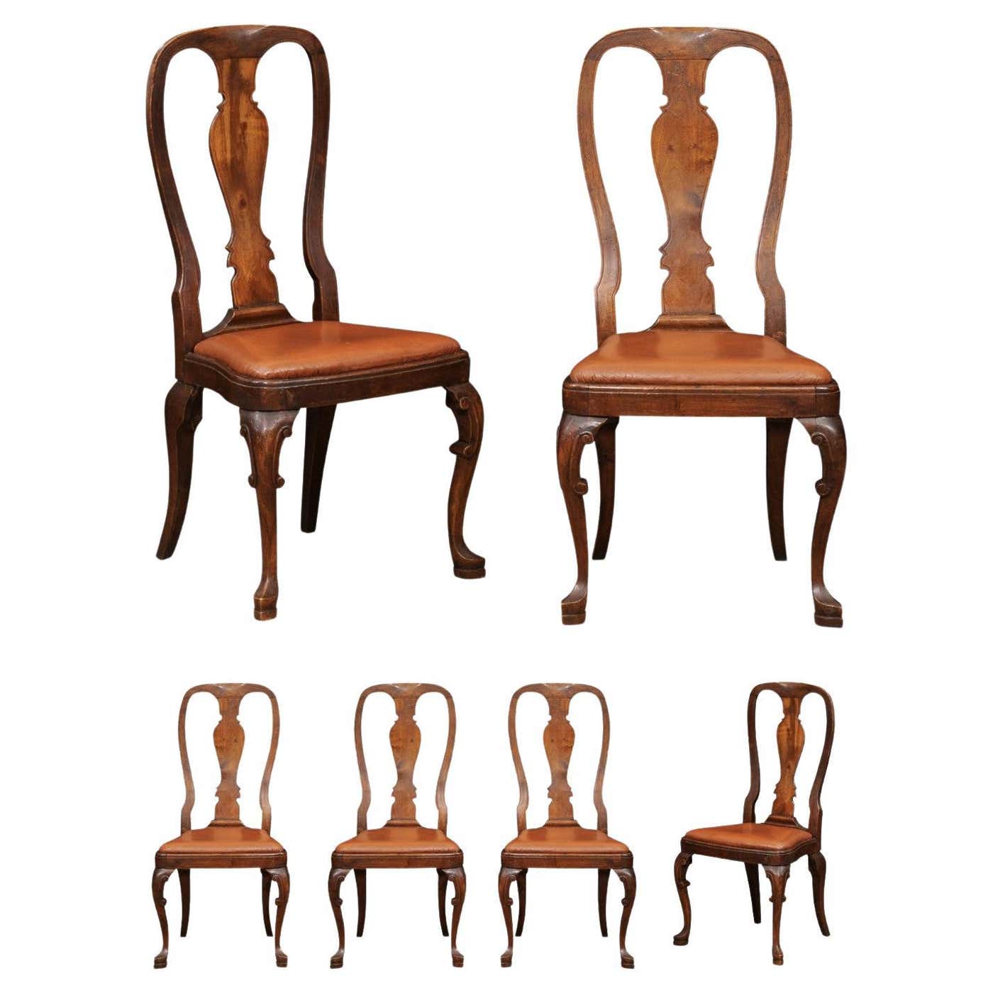 Different Chair From Rococo Italian Rococo Style Walnut Dining Chairs with Cabriole Legs For Sale ...