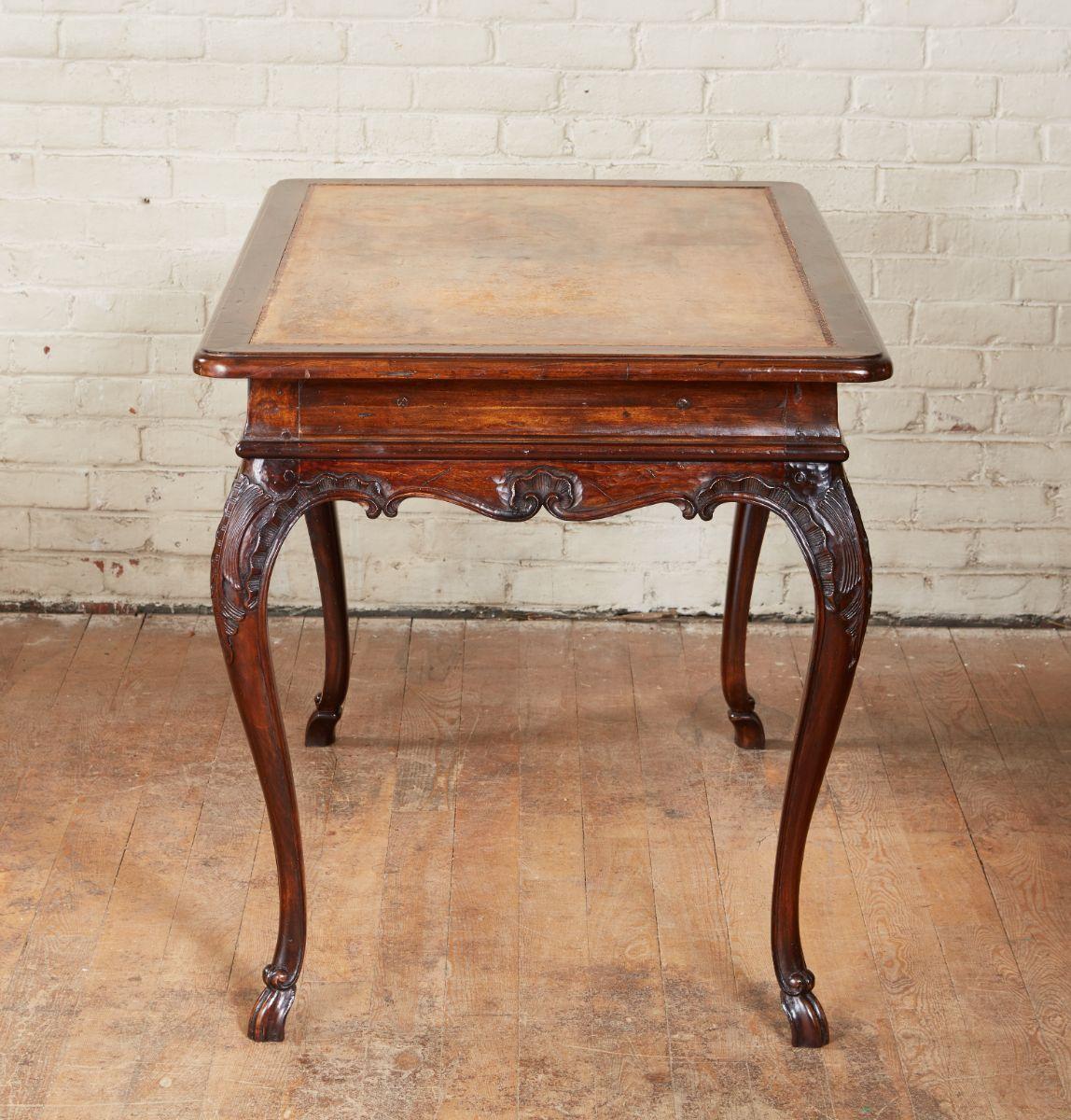 Italian Rococo Writing Table In Good Condition For Sale In Greenwich, CT