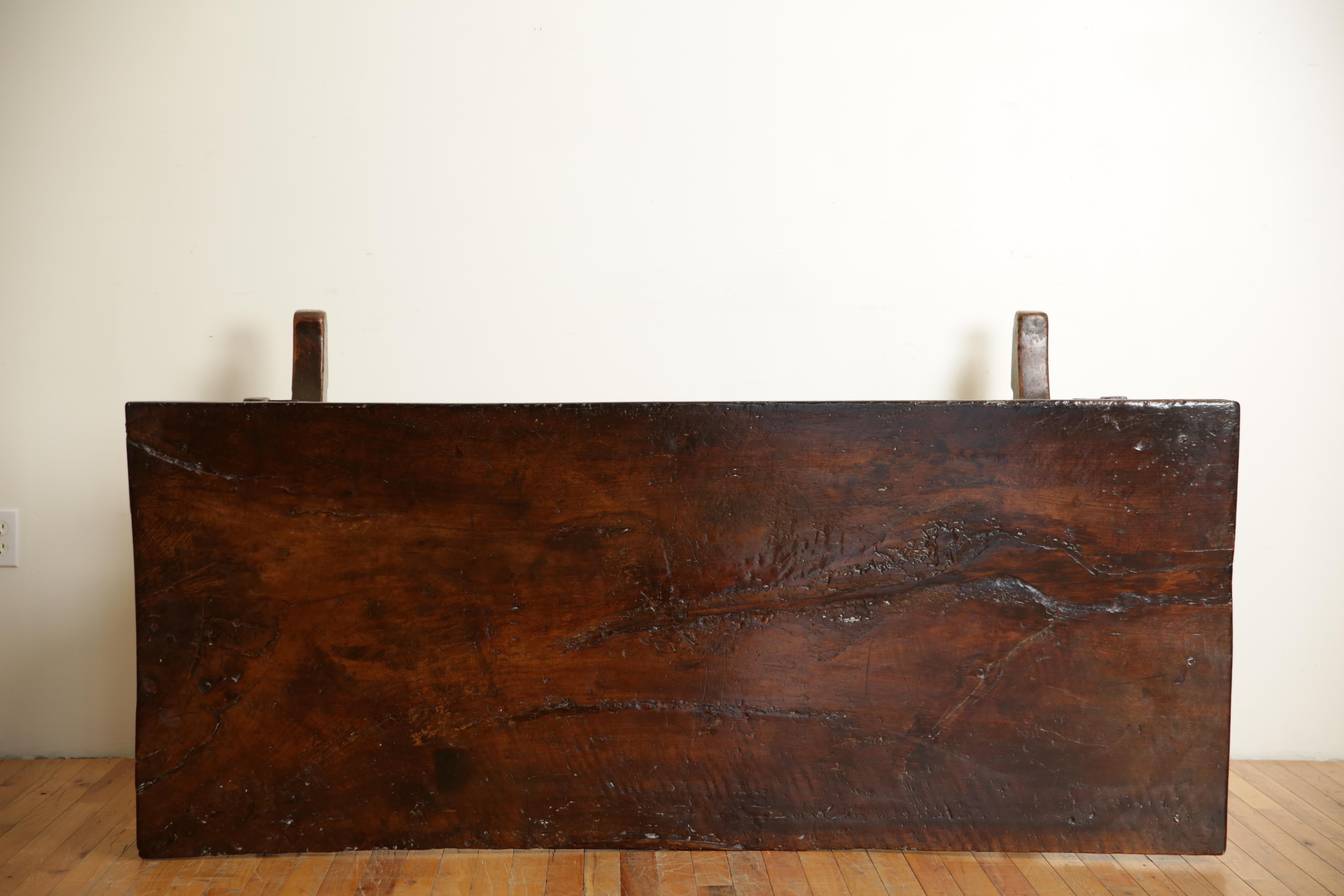 Italian, Rome, Baroque Period Carved Walnut Table, ca. 1650 5