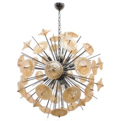 Italian Rondella Glass Sputnik Chandelier by Fabio Ltd