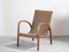 Italian Rope and Bent Wood Armchair