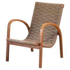 Italian Rope and Bent Wood Armchair