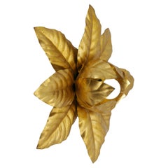 Empotrable o aplique italiano de rosa, años 70